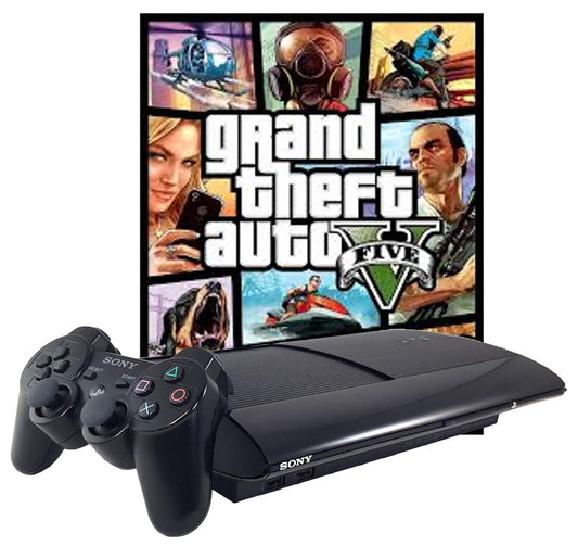 Sony 99238 PlayStation 3 PS3 500GB GTA V Bundle