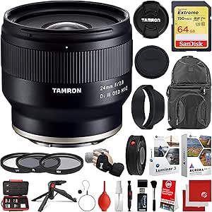 Tamron 24mm f/2.8 Sony E-Mount Lens Bundle