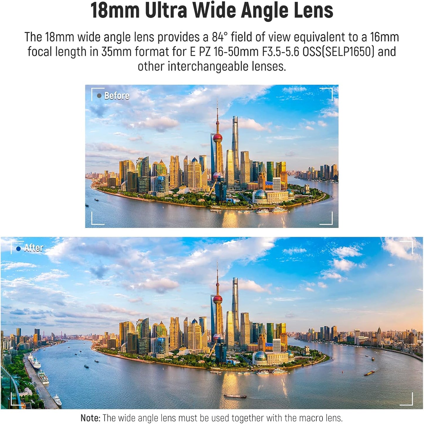 NEEWER LS-30 40.5mm Wide Angle Lens - ZV-1F & ZV-E10