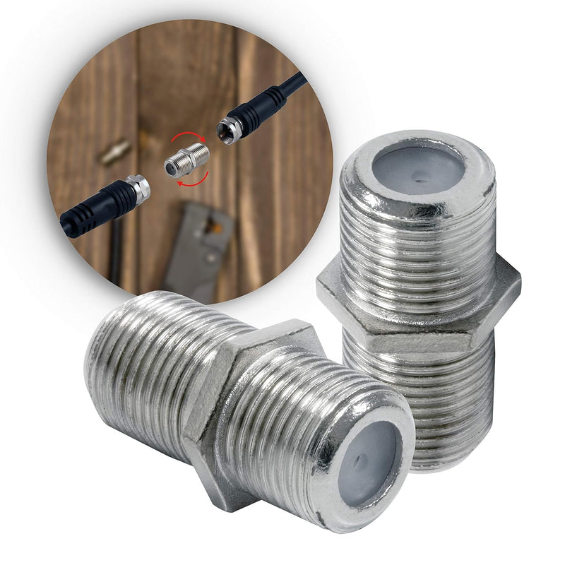 GE 23203 Coaxial Cable Extension Adapter 2-Pack — main product image