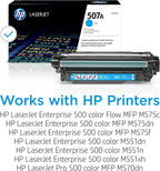 HP CE401A 507A Cyan Toner Cartridge LaserJet Printer