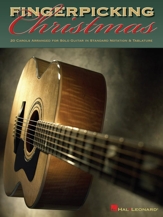 Hal Leonard Fingerpicking Christmas Solo Guitar Music Book