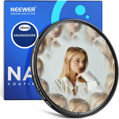 Neewer NW SERIES A 58mm Kaleidoscope Prism Lens Filter