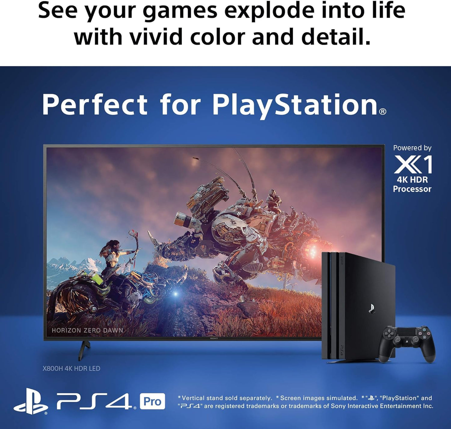 Sony XBR-55X800H 55" 4K HDR LED Smart TV