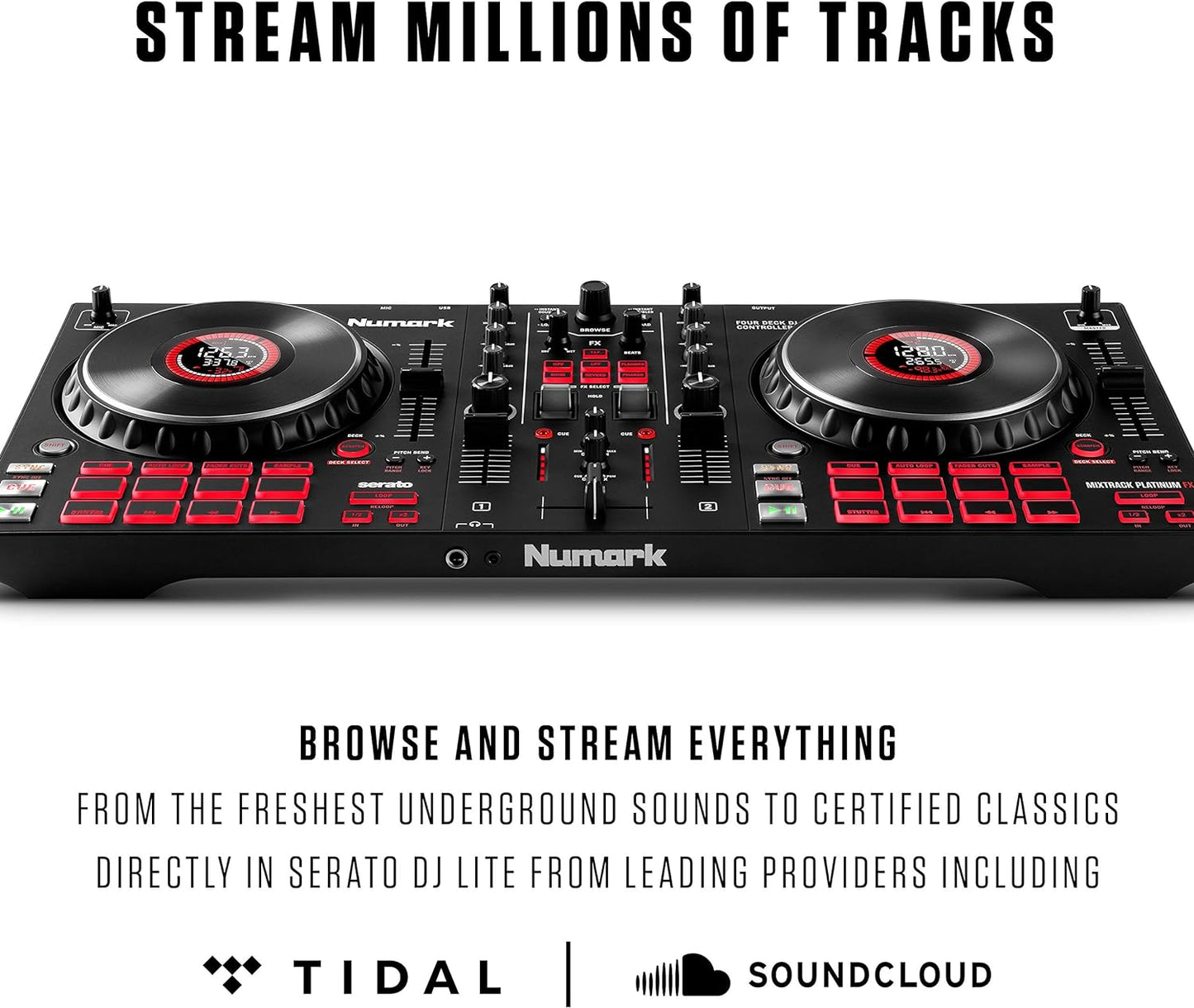 Numark Mixtrack Platinum FX Serato DJ Controller