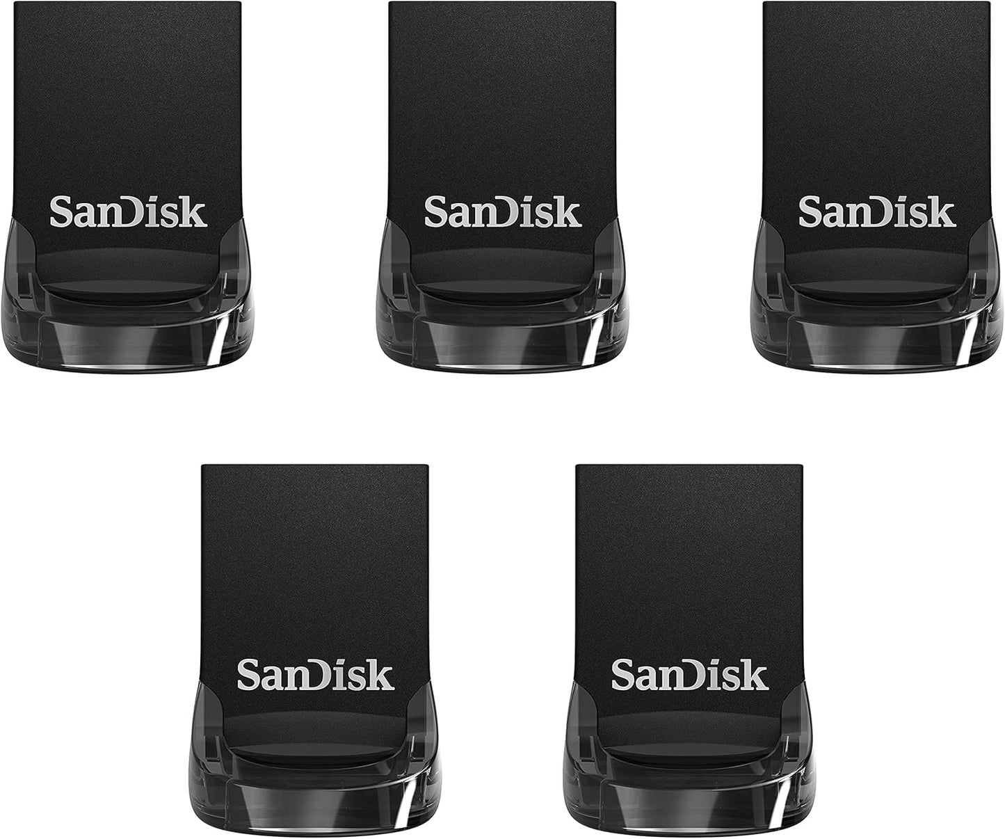 SanDisk SDCZ430-064G-B5CT Ultra Fit 64GB USB 3.1 Flash Drive (5-Pack)