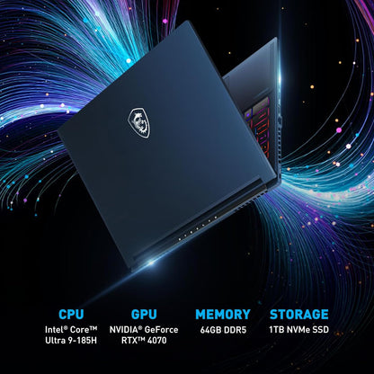 MSI STEALTH16A1036 RTX 4070 Gaming Laptop 1TB SSD