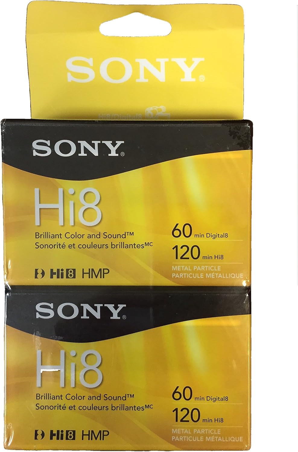 Sony P6120HMPD1/2B Hi-8 Video Camcorder Cassette Tapes 2-Pack