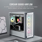 Corsair 5000D Airflow White Mid-Tower ATX Case