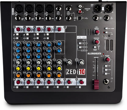 Allen & Heath ZEDi-10 10-Channel Mixer Interface
