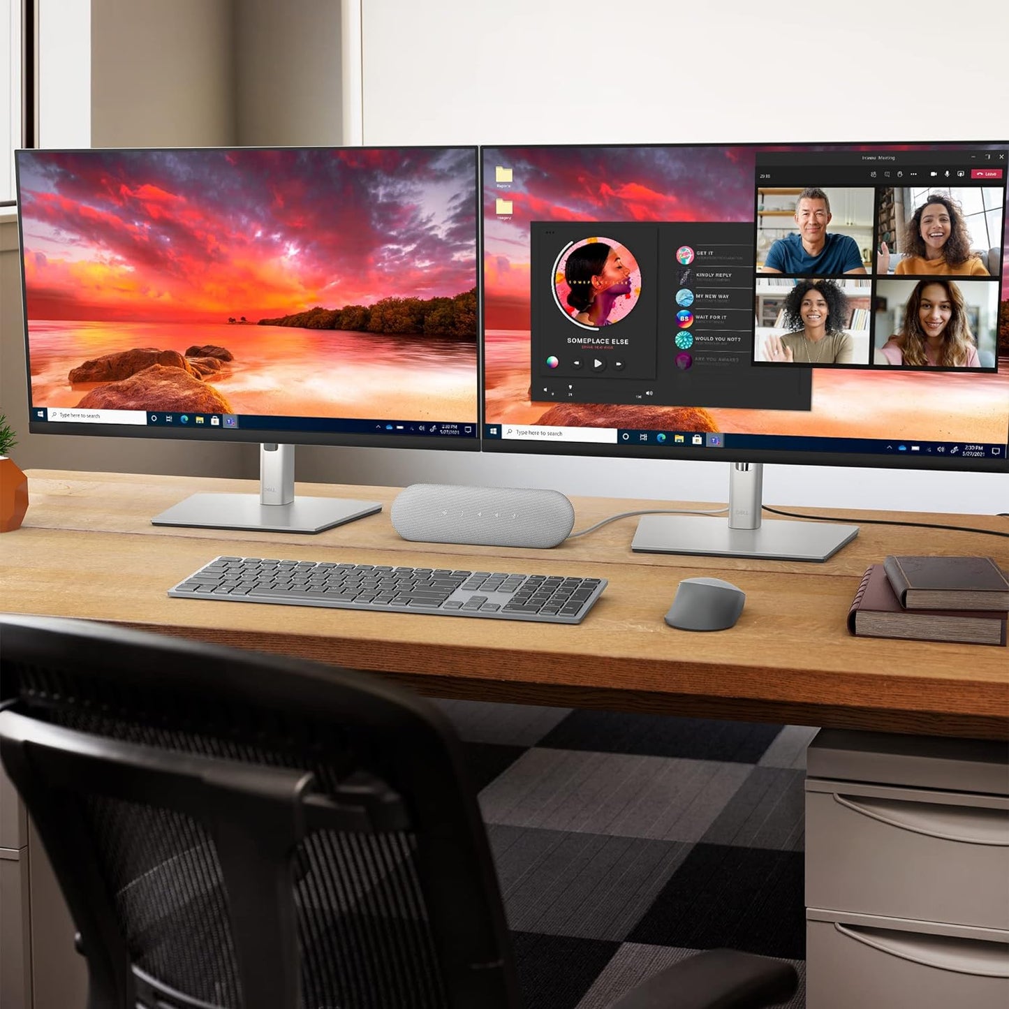 Dell SP3022 USB Speakerphone Mini Soundbar Platinum