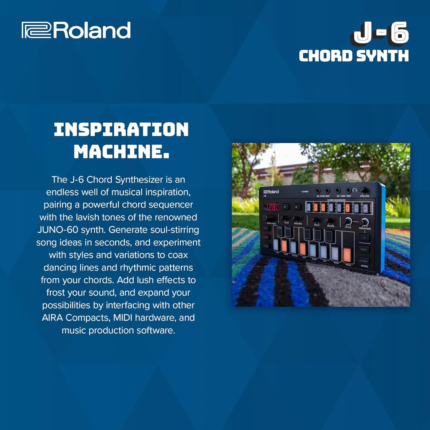 Roland J-6 AIRA Compact: Portable Chord Synth Machine