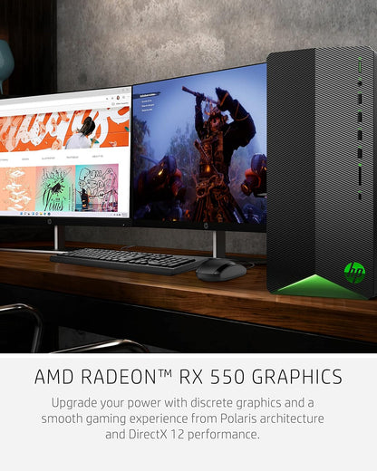 HP TG01-2022 Pavilion Gaming Desktop Ryzen 3 RX 5500 512GB SSD