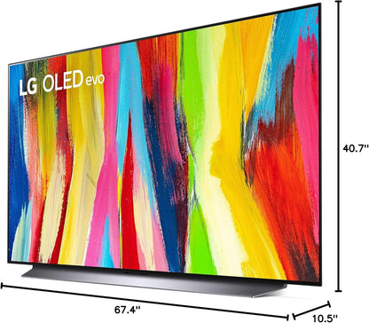 LG OLED77C2PUA 77-Inch 4K Smart OLED TV