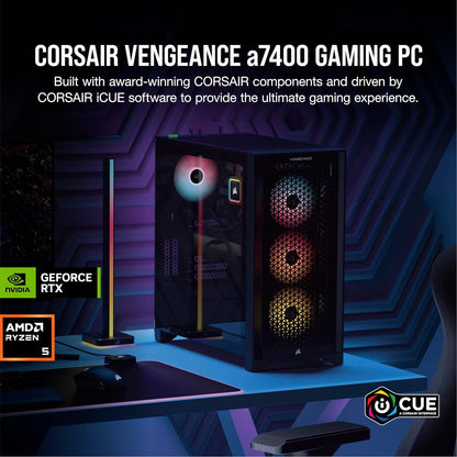 Corsair CS-9050098-NA Vengeance a7400 Gaming PC Ryzen 5 RTX 4060
