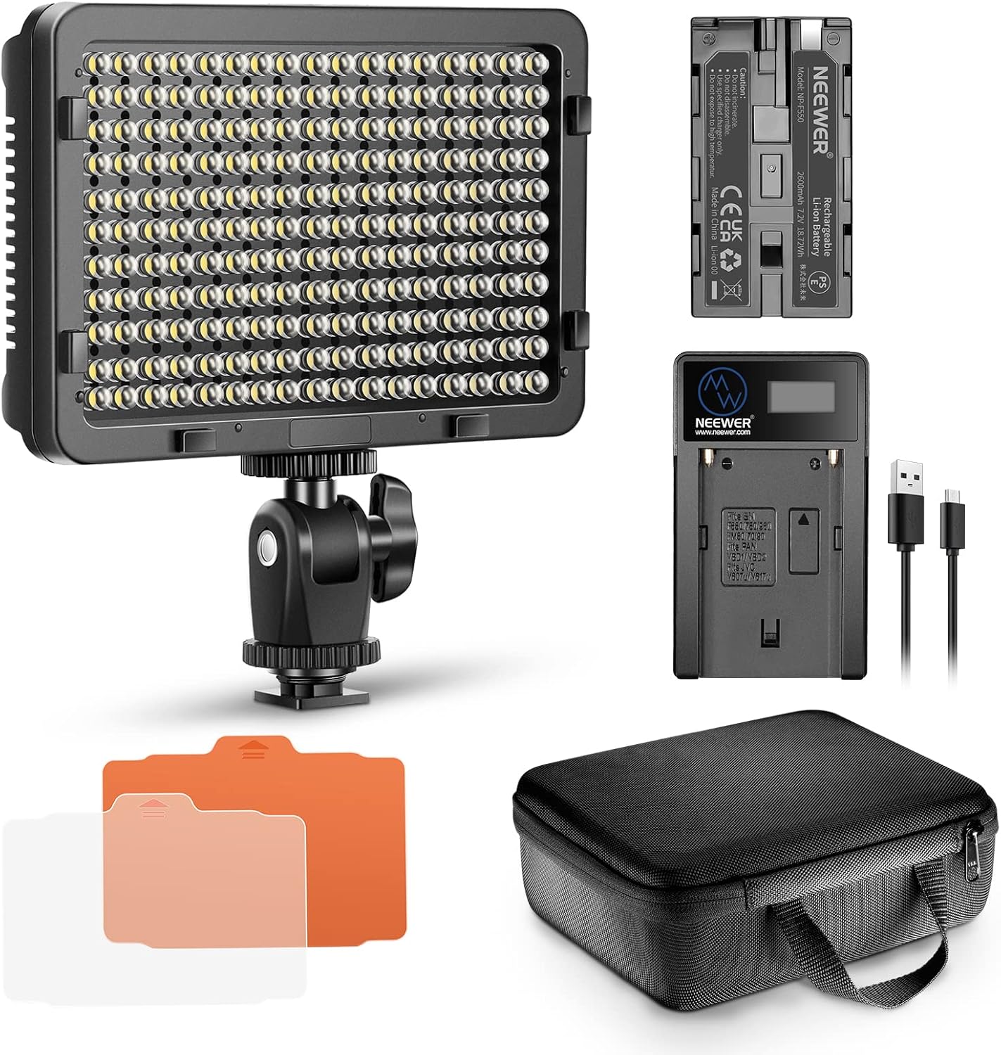 Neewer 90094231 176 LED Video Light Kit