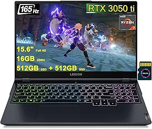 Lenovo Lenovo Legion 5 15 Gaming Laptop Ryzen 7 RTX 3050 Ti