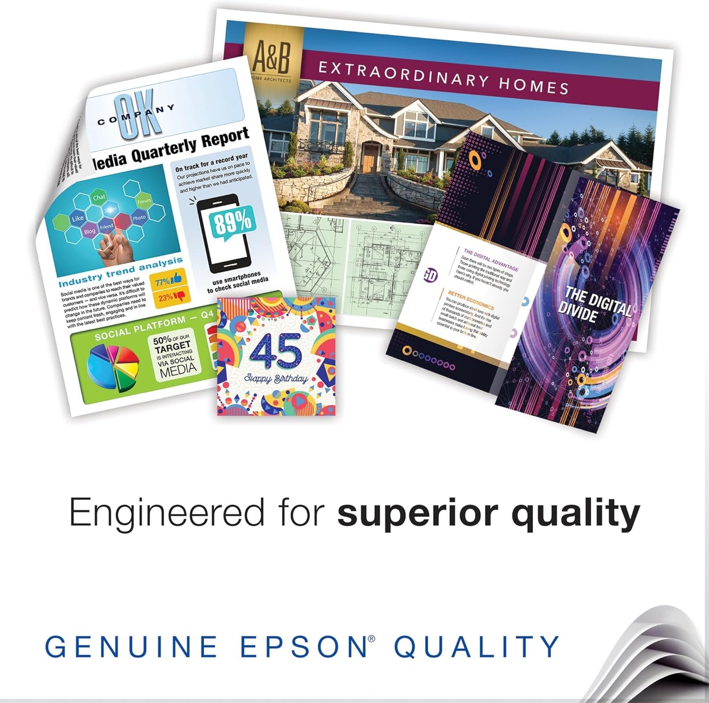 Epson S041945 Ultra Premium Glossy Photo Paper 5x7 20 Sheets