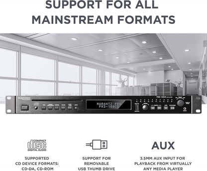 Marantz PMD100CD Professional Rackmount CD Player with USB