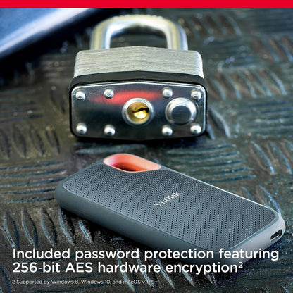 SanDisk SDSSDE61-2T00-G25 2TB Extreme Portable SSD
