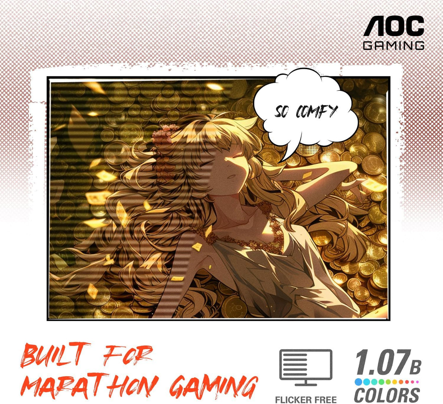 AOC C27G4ZH 27-Inch Curved Gaming Monitor - 280Hz, 0.3ms, FHD