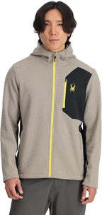 Spyder Bandit Hooded Zip Ski Mid Layer - Men's Sweater Jacket