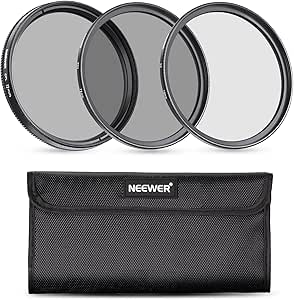 Neewer 10088026 72mm ND Lens Filter Kit UV CPL ND4
