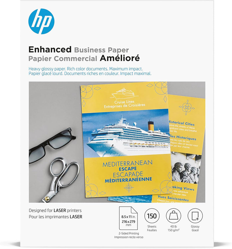 HP Q6611A Enhanced Business Glossy Paper 8.5x11 — main product image