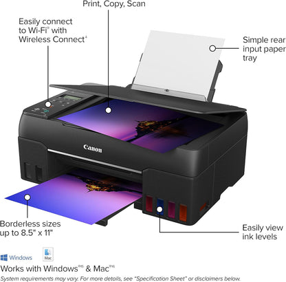 Canon 4620C002 PIXMA G620 Wireless MegaTank Photo Printer
