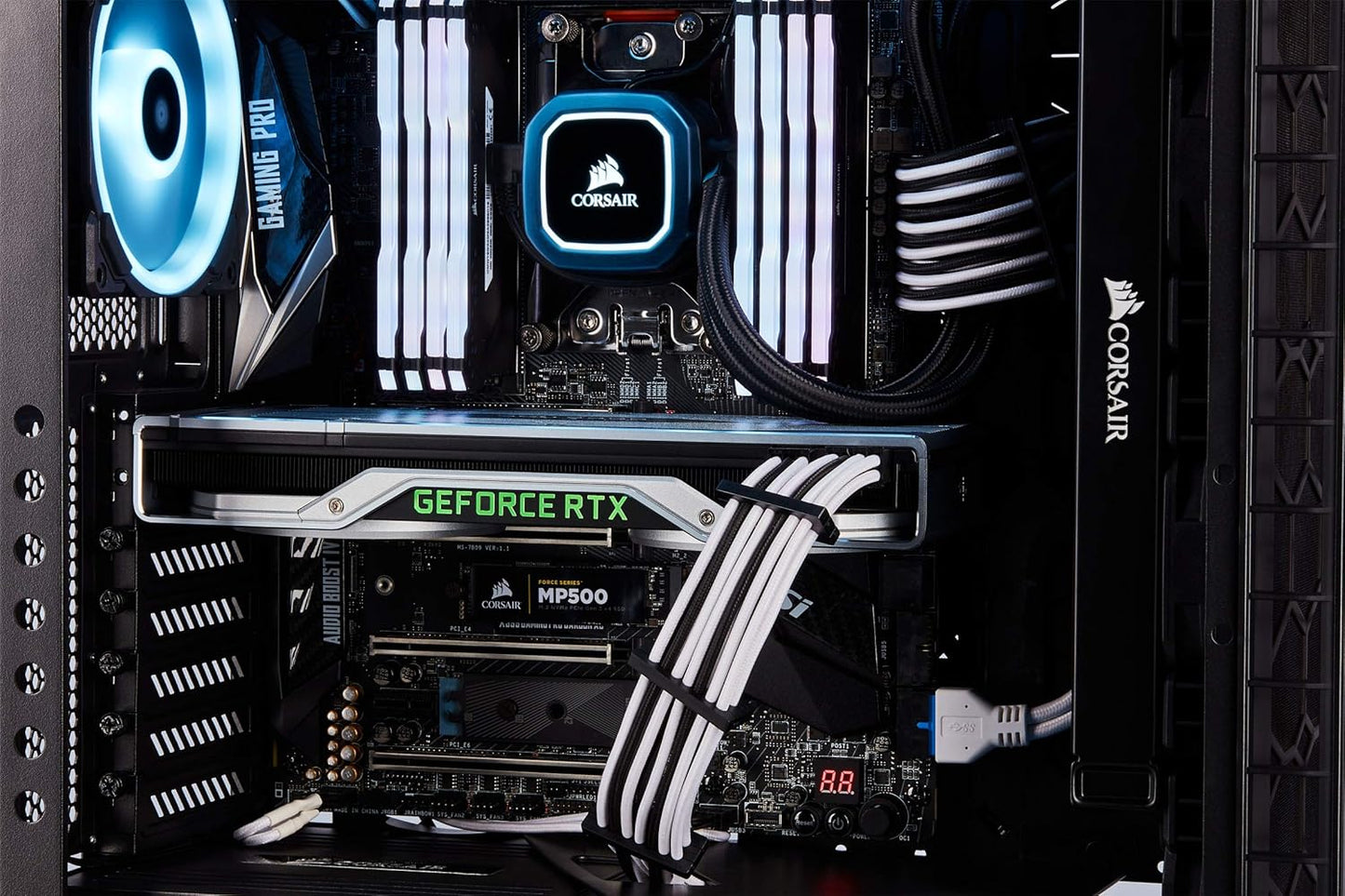 Corsair CP-8920243 Premium PCIe Sleeved Cable Black