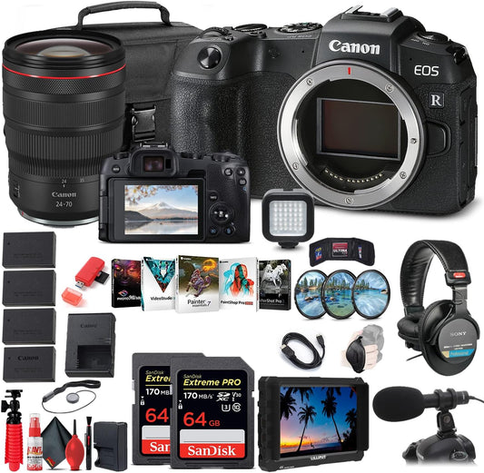 Canon 3380C002 EOS RP Mirrorless Camera Body Renewed Bundle