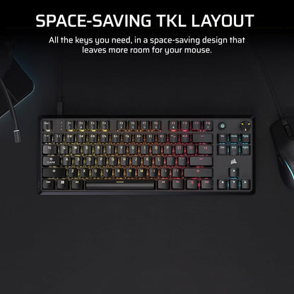Corsair CH-911911E-NA K70 CORE TKL RGB Gaming Keyboard