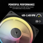 Corsair CO-9051050-WW iCUE Link LX120-R RGB Reverse Fans 3-Pack