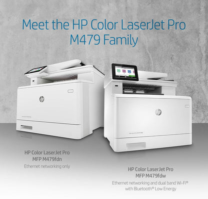 HP M479fdn Color Laserjet Pro Multifunction Printer (Renewed)