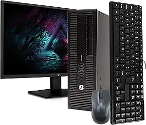HP EliteDesk 600 G1 SFF i7 Desktop - 16GB, 120GB SSD + 2TB HDD - Renewed