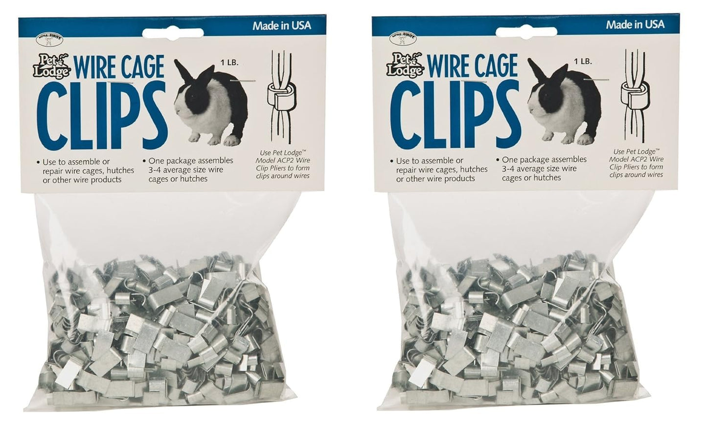Miller ACC1 Wire Cage Clips - 2 Pack