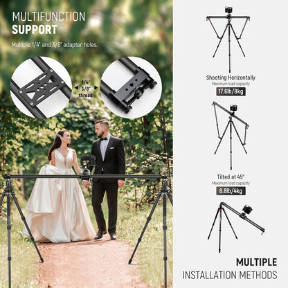 Neewer CS120CM 47.2in Carbon Fiber Camera Slider Track