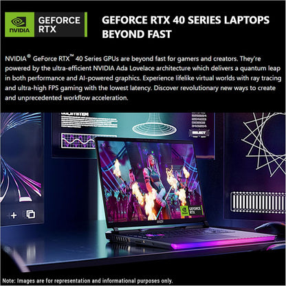 MSI Raider 17 i9 RTX 4080 Gaming Laptop