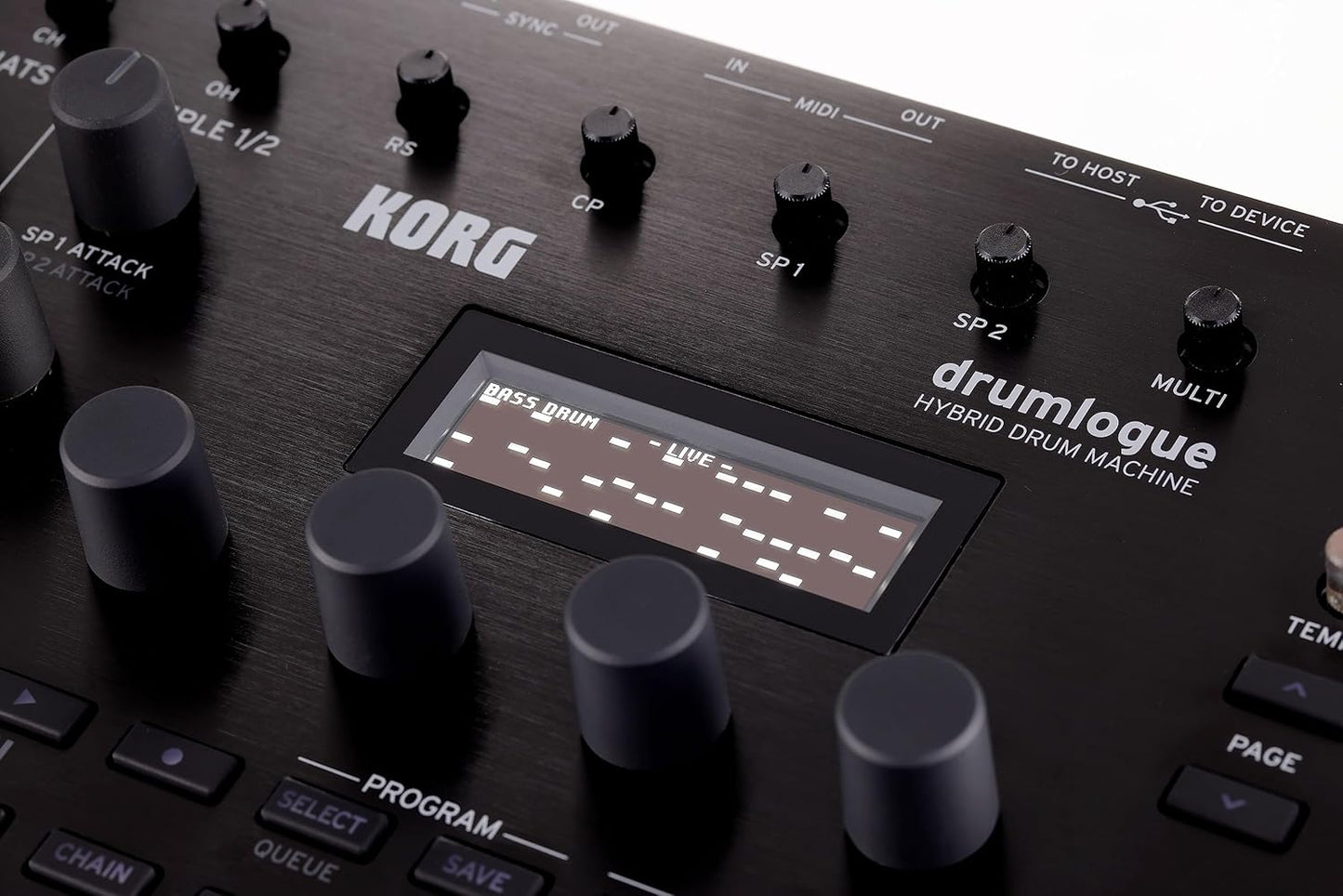 Korg DRUMLOGUE Hybrid Drum Machine
