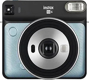 Fujifilm Instax Square SQ6 Aqua Blue Instant Camera