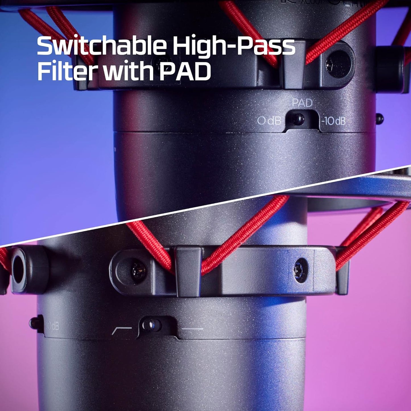 HyperX ProCast Large Diaphragm XLR Condenser Microphone Renewed