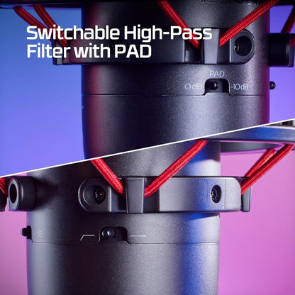 HyperX ProCast Large Diaphragm XLR Condenser Microphone Renewed
