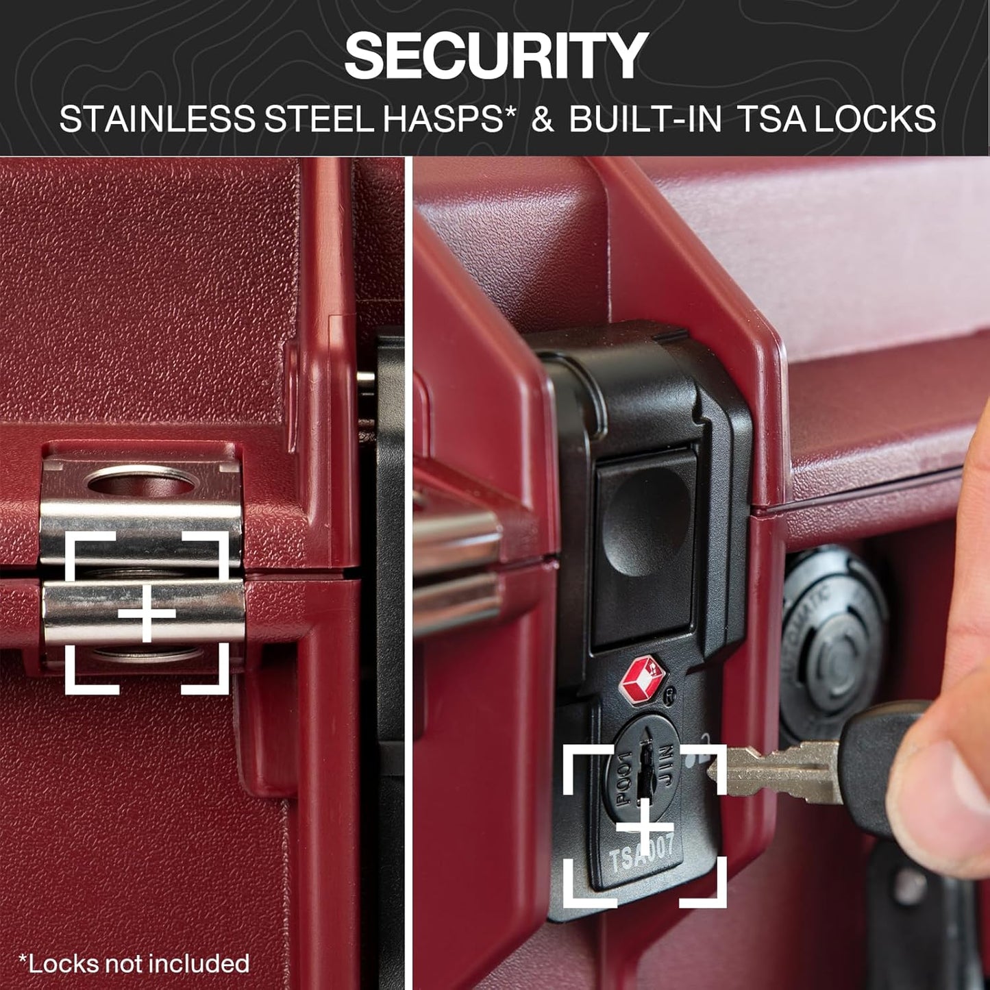 Pelican Air Travel Cases Hard Case Luggage Set