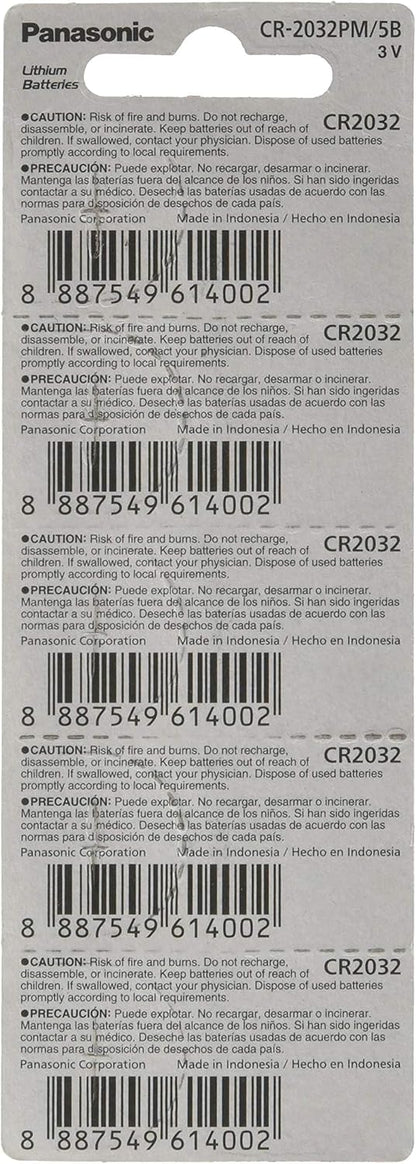 Panasonic CR2032-PANASONIC-10PACK - 10 x 3V Lithium Coin Cell