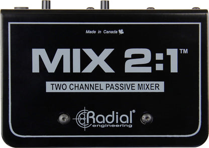 Radial Engineering 4334432736 Mix 2:1 Passive Mono Mixer