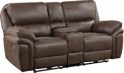 Lexicon Dorritt Power Reclining Living Room Set - Brown