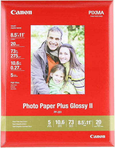 Canon 2311B001 Photo Paper Plus Glossy II 8.5x11