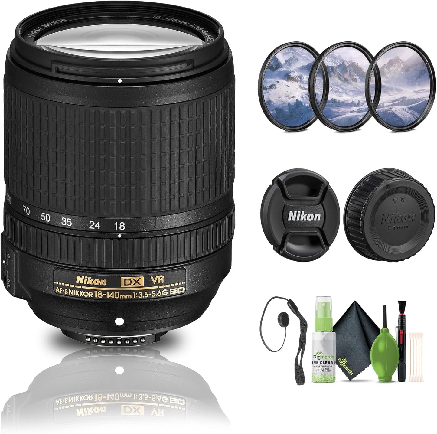Nikon 2213 AF-S 18-140mm VR Lens Kit - Renewed