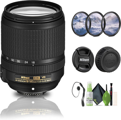 Nikon 2213 AF-S 18-140mm VR Lens Kit - Renewed