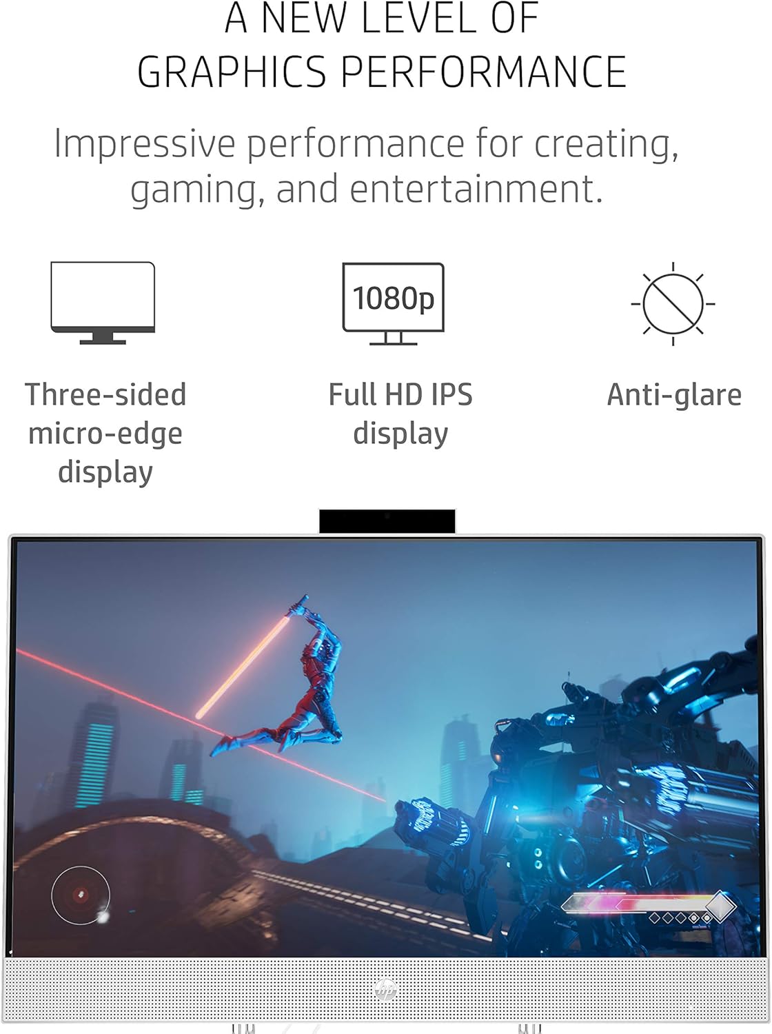 HP 24-df1250 - All-in-One Desktop PC - Intel i3 512GB SSD